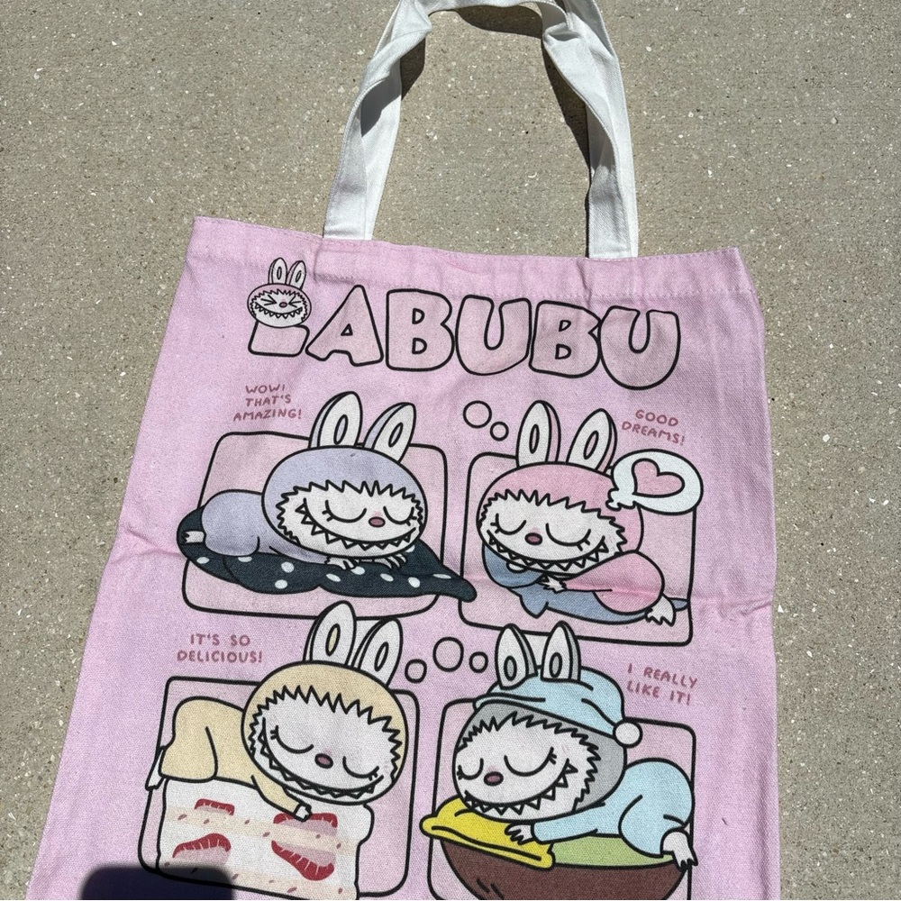 Pink Labubu Tote Bag Y2K tote - Picture 7 of 7